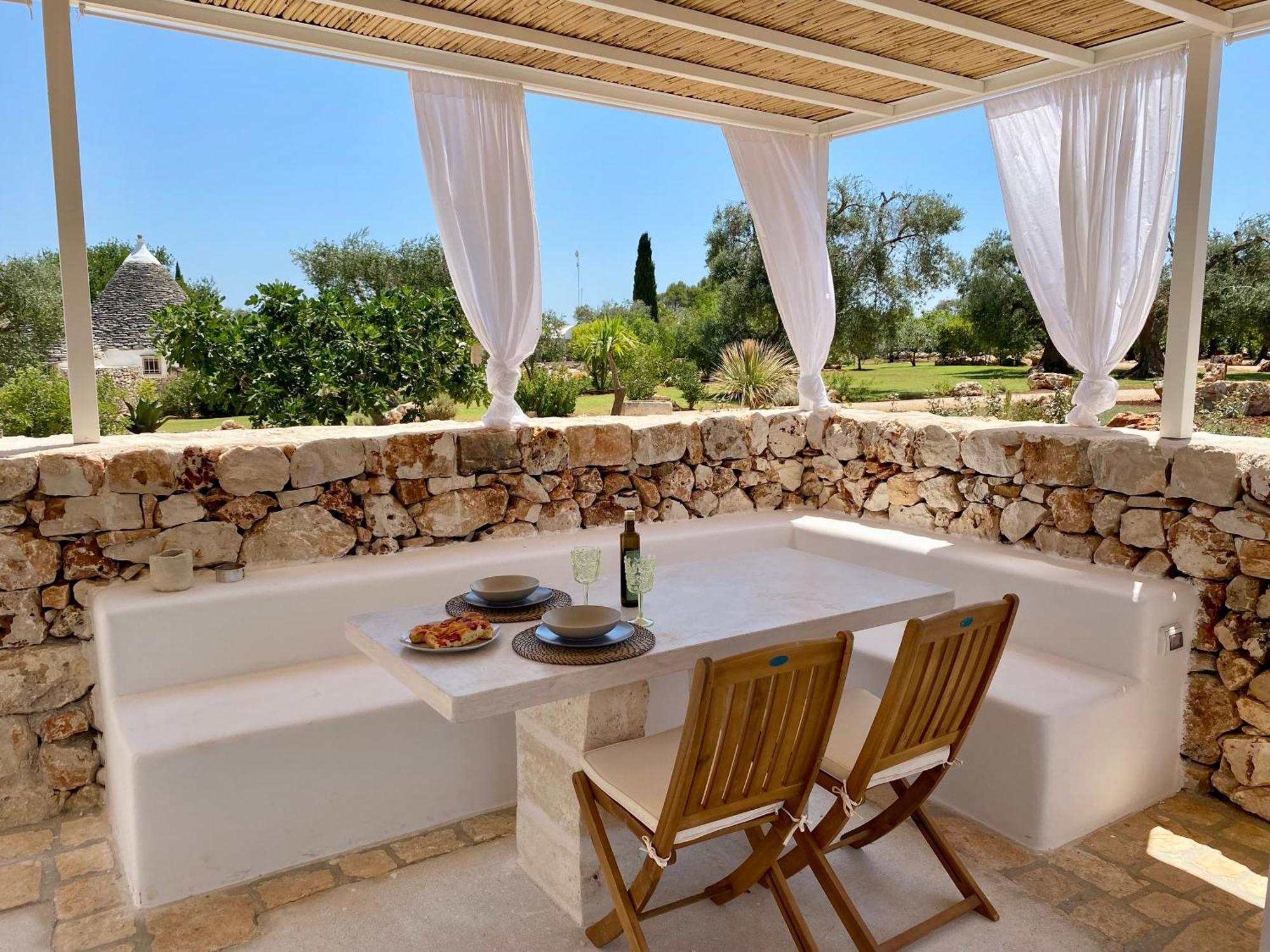 I Trulli Di Alice Villa เชจลีเมสซาปิกา ภายนอก รูปภาพ